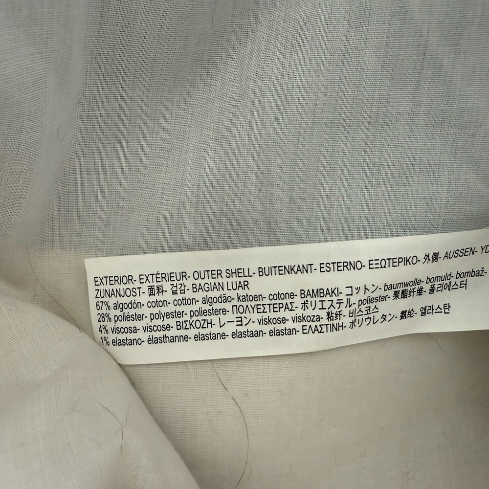 Zara Basic Monochrome Textured Jacket. Size Large… - image 4